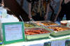 Food Table With Cruelty-Free Sign ... Photo:  Al Winters