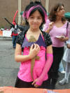 Girl with Bearded Dragon friend