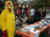 Happy Chicken at our Vegan Table!